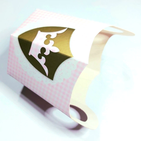 Cachepot Rosa Coroa - 08 unidades