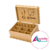 Caixa de costura à laser com borda trabalhada - MDF 17 x 14 x 15 cm - comprar online