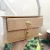 Mini Cômoda MDF Cru 02 Gavetas Com Puxador na internet