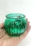 Pote Porta Vela de Vidro Verde 5 x 4 cm - comprar online
