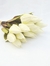 Buquê de Tulipas em Tecido - Branco