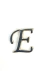 Letra Miniatura em Metal Prata Luxo - 2 cm - loja online