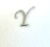 Letra Miniatura em Metal Prata Luxo - 2 cm - loja online