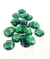 Aplique Chaton Redondo Verde Bandeira Para Colagem E Artesanatos 14mm - 60 Unidades