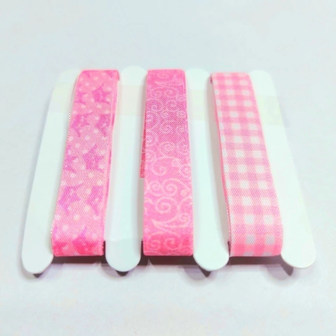 Fita Decorativa Rosa - 03 unidades