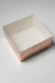 Caixa De Acetato E Papel Laminado Rosê 15x15x06cm - 1 Unidade Ref Megapaper7