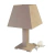 Abajur Bivolt MDF Liso - com fiação elétrica completa - comprar online