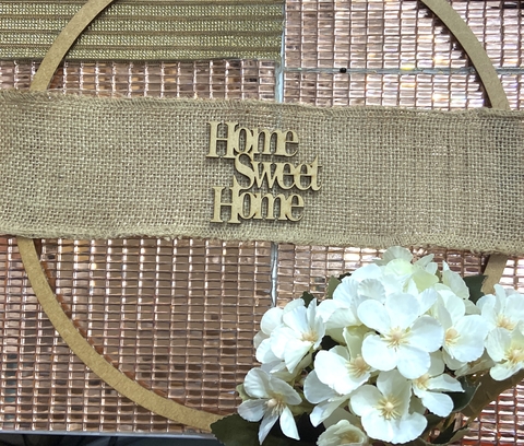 Guirlanda Home Sweet Home Personalizada artesanal