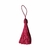 10 Pompons Tassel Rosa Pink com tulipa para decorações e artesanato 90mm