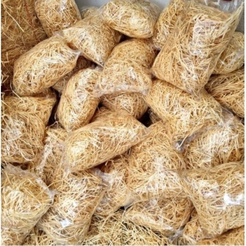 Palha Decorativa Cor Natural - 1 kilo