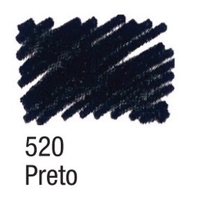 Caneta para tecido Preta Acrilpen- Marcador para tecido Acrilex