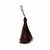 10 Pompons Tassel Marrom com tulipa para decorações e artesanato 90mm
