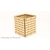 Pote Quadrado Pérola Pequeno MDF a laser - 12 x 10 cm