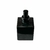 Frasco de vidro quadrado preto 100 ml - Tampa Spray cromada na internet