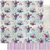Papel para Scrapbook Dupla face - Estampa de flores 30,5 x 30,5 cm SD-1144