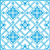 Stencil Azulejo com Flores 20x20 cm Litoarte STXX-005