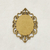 Plaquinha oval ornamentada em MDF 16 x 12 cm - 1 unidade
