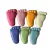 Mini Sabonete Pezinho Cores Sortidas - 25 Unidades - comprar online