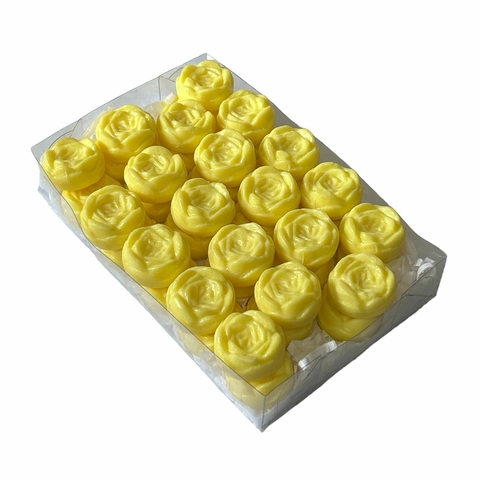 Mini Sabonete de Rosinha Amarelo - 40 unidades