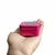 Latinha De Metal Pink Com Visor De Acrílico Transparente - 5x5x3 cm. na internet