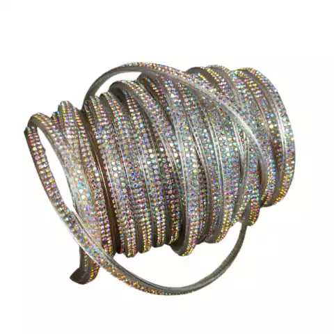 Cordão De Strass Decorativo Furta Cor - 1 Metro