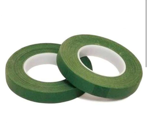 Fita Floral Verde Para Confecção De Flores E Artesanato 27 Metros - comprar online