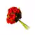 Kit 3 Unidades Mini Buquê De Flor Artificial De Cetim e Voal - Vermelho - comprar online