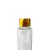 Frasco De Plástico 100ml. Com Tampa Para Aromatizador Cromada Dourada na internet