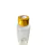 Frasco De Plástico 100ml. Com Tampa Para Aromatizador Cromada Dourada - comprar online