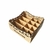 Caixa De MDF Cru Porta Batom Trabalhada Laser - 16 Lugares - 13x13x06cm. na internet