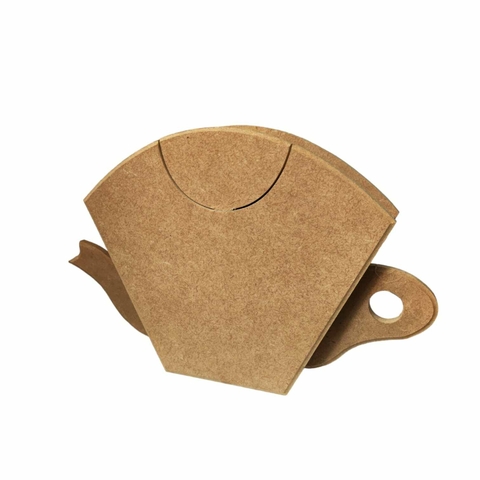 Porta Filtro De Café Em MDF Cru Com Tampa