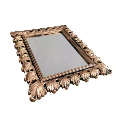 Moldura Porta Retrato Bonze Envelhecido - 26 X 21 Cm.