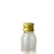 Frasco Plástico 30ml Com Tampa Metálica dourada sem furo - 1 Unidade - comprar online