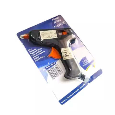 Revolver Pistola De Cola Quente Bivolt Com 2 Bastões Pequenos De Cola