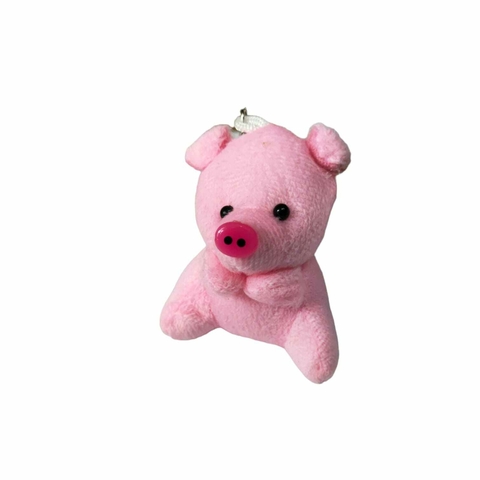 Porquinho De Pelúcia Para Chaveiro E Lembrancinhas 6cm. - 24 Unidades