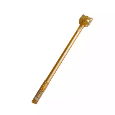 Caneta Com Ponteira Modelo De Gatinho Amarelo