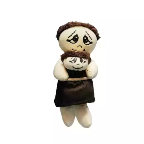 Chaveiro Boneco De Pano São Francisco De Assis - 15 X 05 Cm.