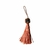 Pingente Tassel Decorado Para Vidros E Chaveiros 9cm. - Salmão