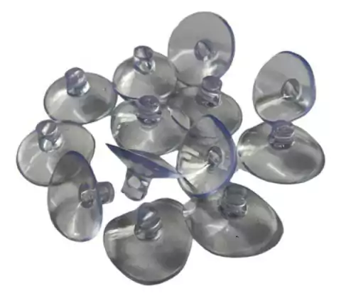 Ventosa De Silicone Transparente 25mm.