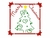 Stencil Árvore De Natal 13x13cm Acrilex ref.1228