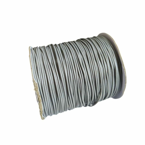 Cordão Encerado 1,5mm. Cinza - 10 Metros
