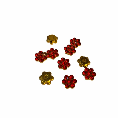 Aplique Flor Chaton Enfeite Para Colar Em Laços E Artesanatos - 20mm.