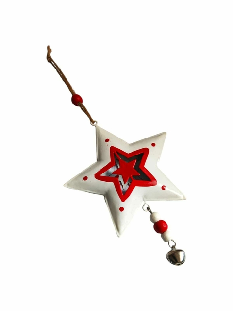 Enfeite Estrela Para Decoração De Árvore De Natal E De Porta