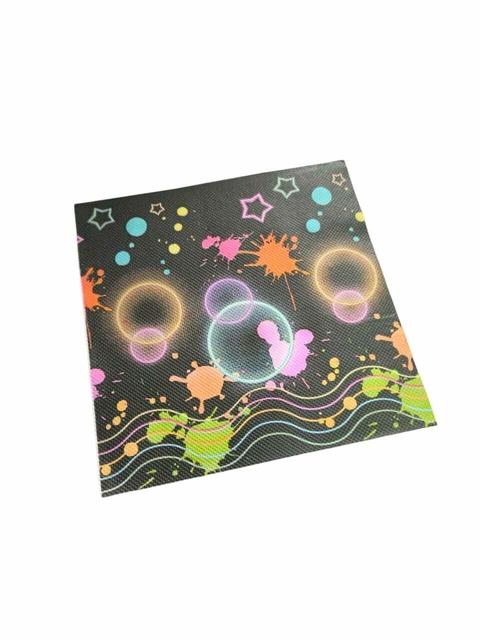 Guardanapo Estampado Para Decoupage E Artesanatos - 33x33cm Estampa De Bolas E Estrelas