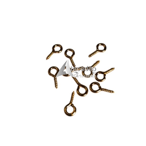 Gancho Pitão Para Montagem De Acessórios Chaveiros E Bijuterias - 10x4mm