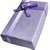 Caixinha`De Papel Lilás Com Laço E Espuma Dentro - 8,5x5cm - Para Jóias Bijuterias Presentes - comprar online