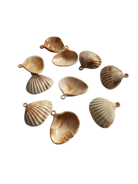 Pingente Concha Do Mar Em ABS - 25 Gramas - Para Bijuterias E Artesanatos