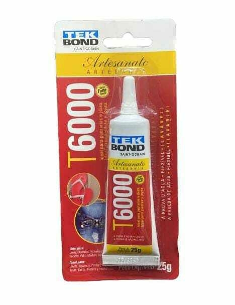 Cola Tek Bonde T 6000 Adesivo Transparente Extra Forte 25 Gramas - comprar online