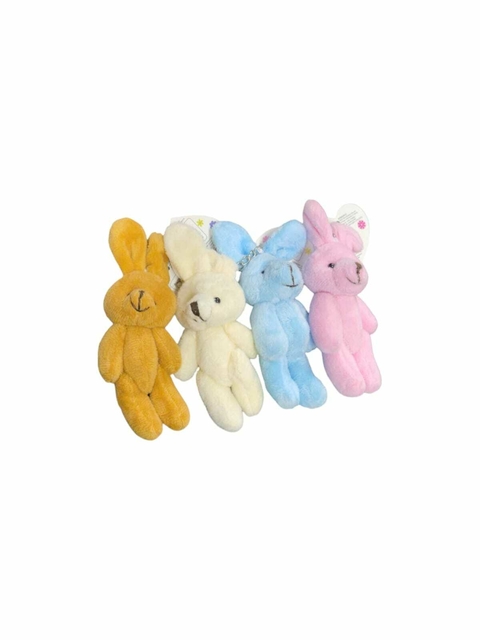 Kit 10 Unidades De Chaveiro Coelho De Pelúcia 12cm. Cores Sortidas - Lembrança Decoração De Páscoa - comprar online