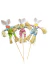 Coelho De Palha No Palito 1 Unidade - Para Decoração De Páscoa E Festas - comprar online
